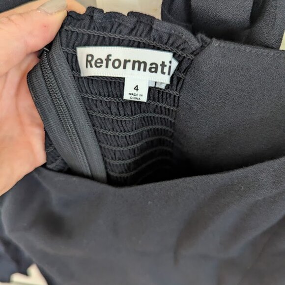 Reformation Mara Dress (Black) - Picture 3 of 6